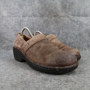 Born Shoes Womens 9 Clogs Slip On Comfort Casual Distressed Leather Walk Casual